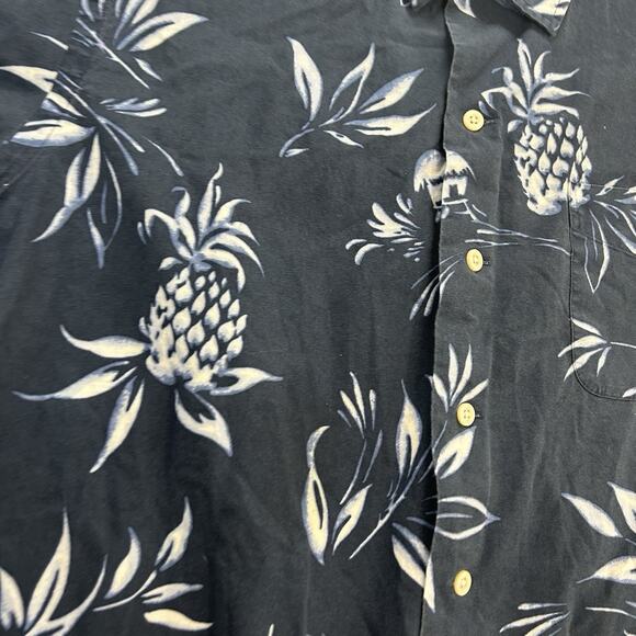 Polo Ralph Lauren Shirt Mens XXL Hawaiian Loop Collar Camp Fishing Linen Blend - Picture 2 of 6